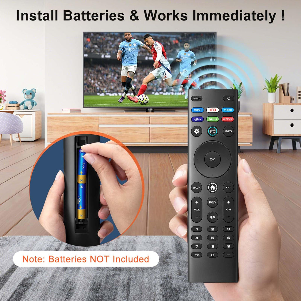 【2-Pack】 for Roku TV Remote,Replacement for TCL,ONN, Hisense Roku TVs
