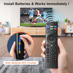 【2-Pack】 for Roku TV Remote,Replacement for TCL,ONN, Hisense Roku TVs