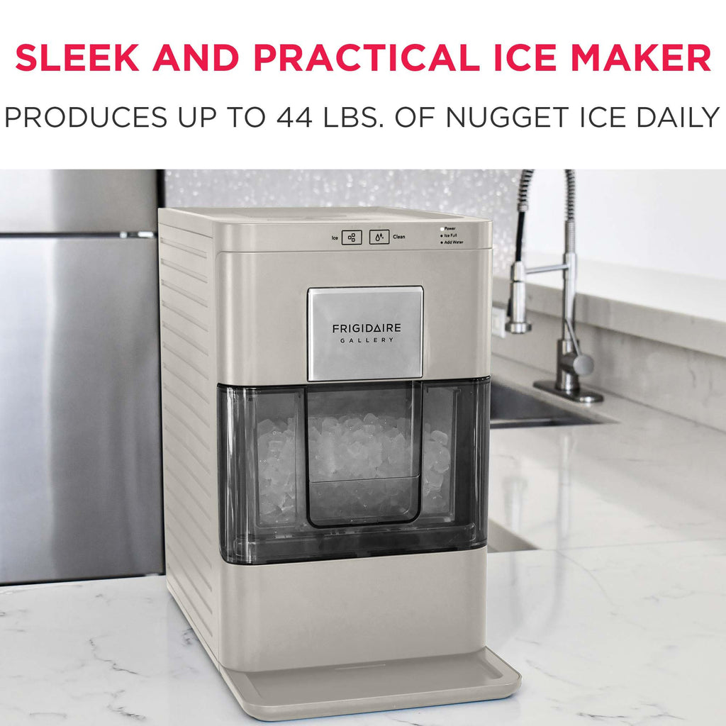 Frigidaire, 26 lb per day, Countertop Bullet Ice Maker, Stainless Steel