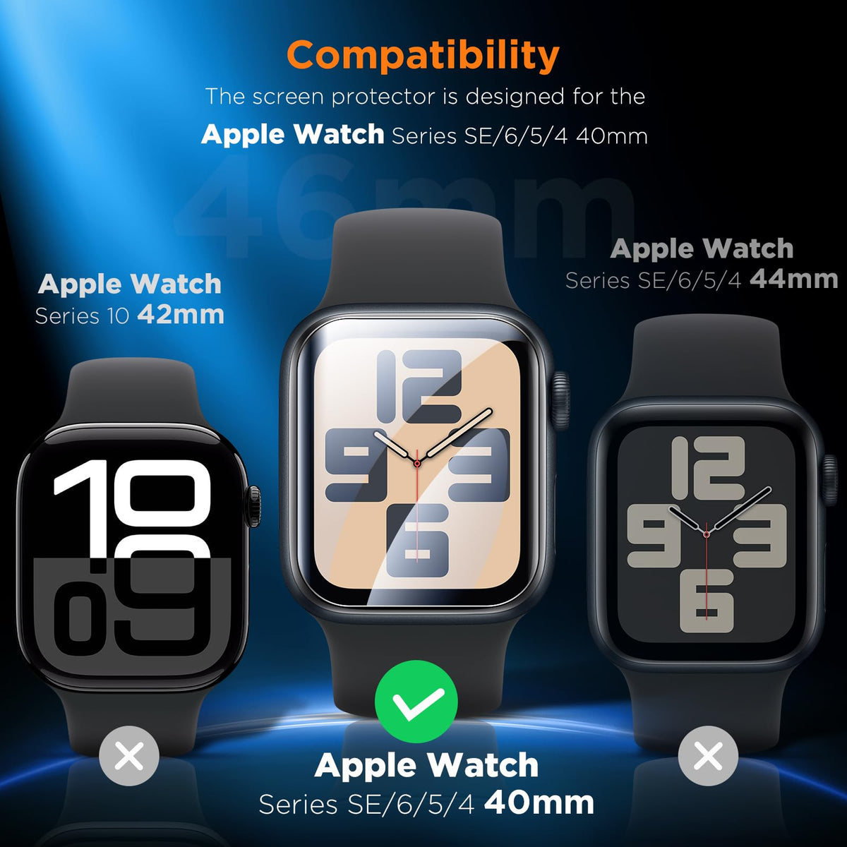 LK for Apple Watch Ultra 4/3/2 49mm Privacy Screen Protector