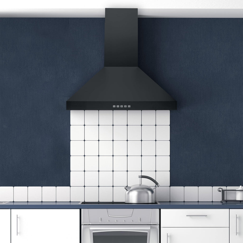 Hauslane Wall Mount Range Hood 30 Inch Convertible 350-750 CFM Low Noise