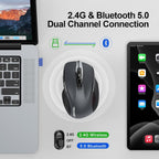 TECKNET Bluetooth Mouse, Wireless Mouse Rechargeable
