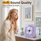 Gueray CD Player Portable Bluetooth Desktop CD Players for Home