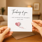 Thinking of You Card – Paper Hearts Design | Encouragement and Support Card for Friend, Family or Colleague | Comfort for Grief, Tough Times or Just Because | Blank Inside | Eco Packaging