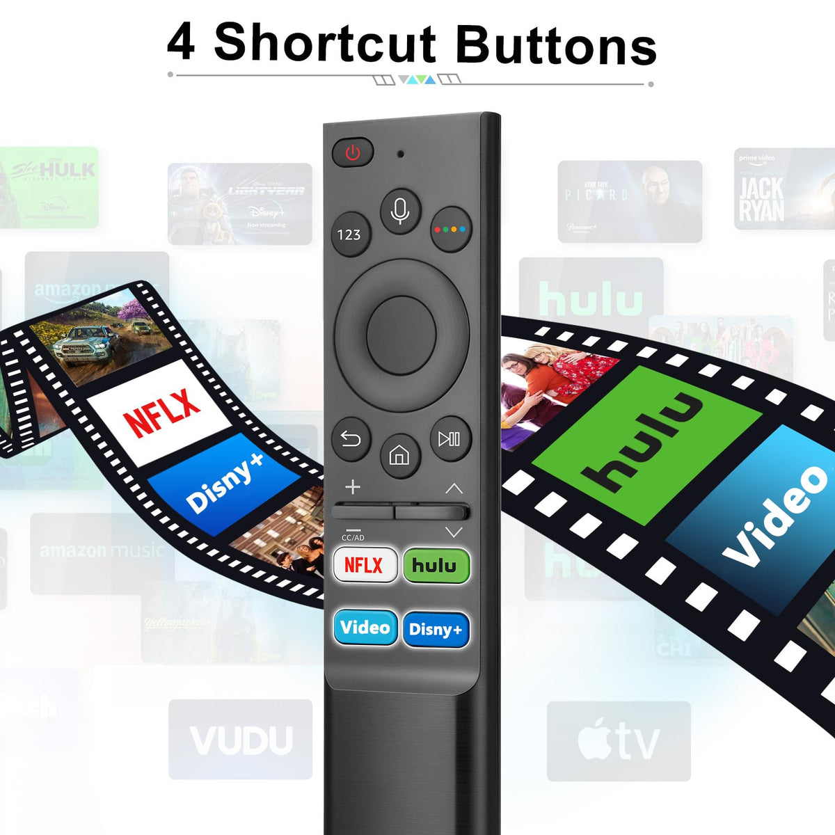 Replacement for Apple-TV-4K-Remote, Remote Control for Apple TV 4K/HD