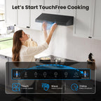 VIKIO HOME 30 Inch Under Cabinet Range Hood 900 CFM Dual Motor Power