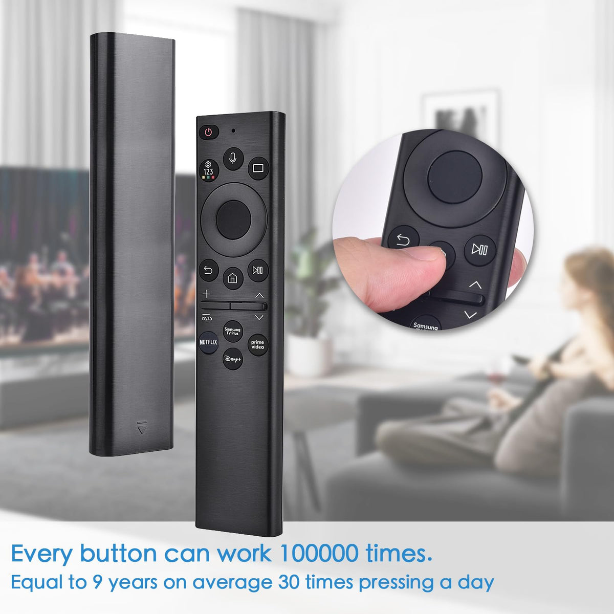 Replacement for Hisense Smart Google TV Voice Remote Control