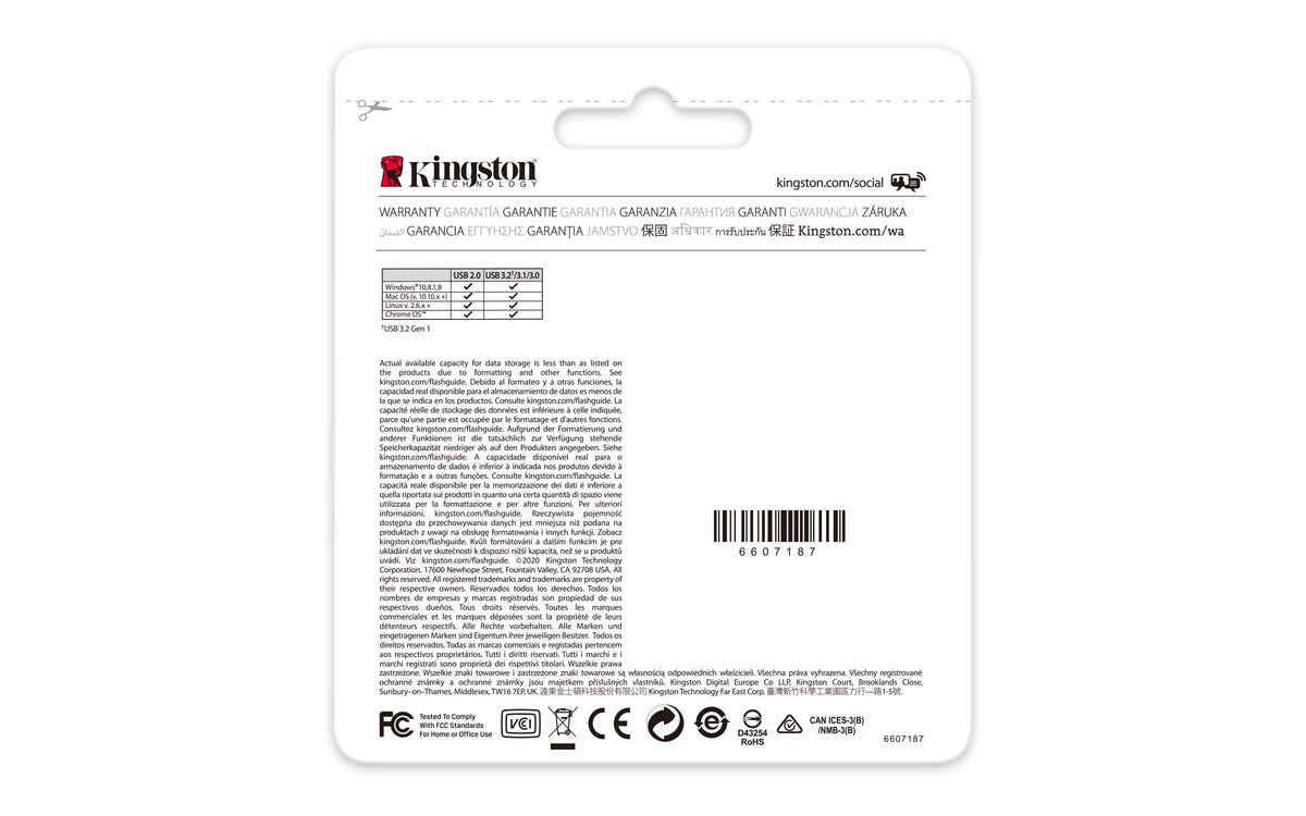 Kingston DataTraveler Exodia M USB 3.2 Gen 1 DTXM/128GB - with Moving Cap (Black + Red)