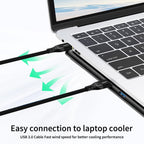 USB 3.0 Cable 1M,5Gbps High Speed Transfer USB to USB Cable USB 3.0 A to A Data Cable Braided Compatible with External Hard Drive/Laptop Cooling Pad/Docking Station/PC/TV/DVD/Printer,Grey