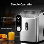 Antarctic Star Nugget Ice Maker Countertop with Soft Chewable Ice