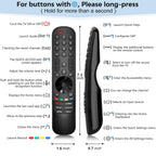 Universal Backlit Remote for LG Smart TV Remote Control Replacement