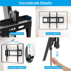 HOME VISION Heavy Duty Tilt TV Wall Mount for 32-86 Inch Flat/Curved Screen