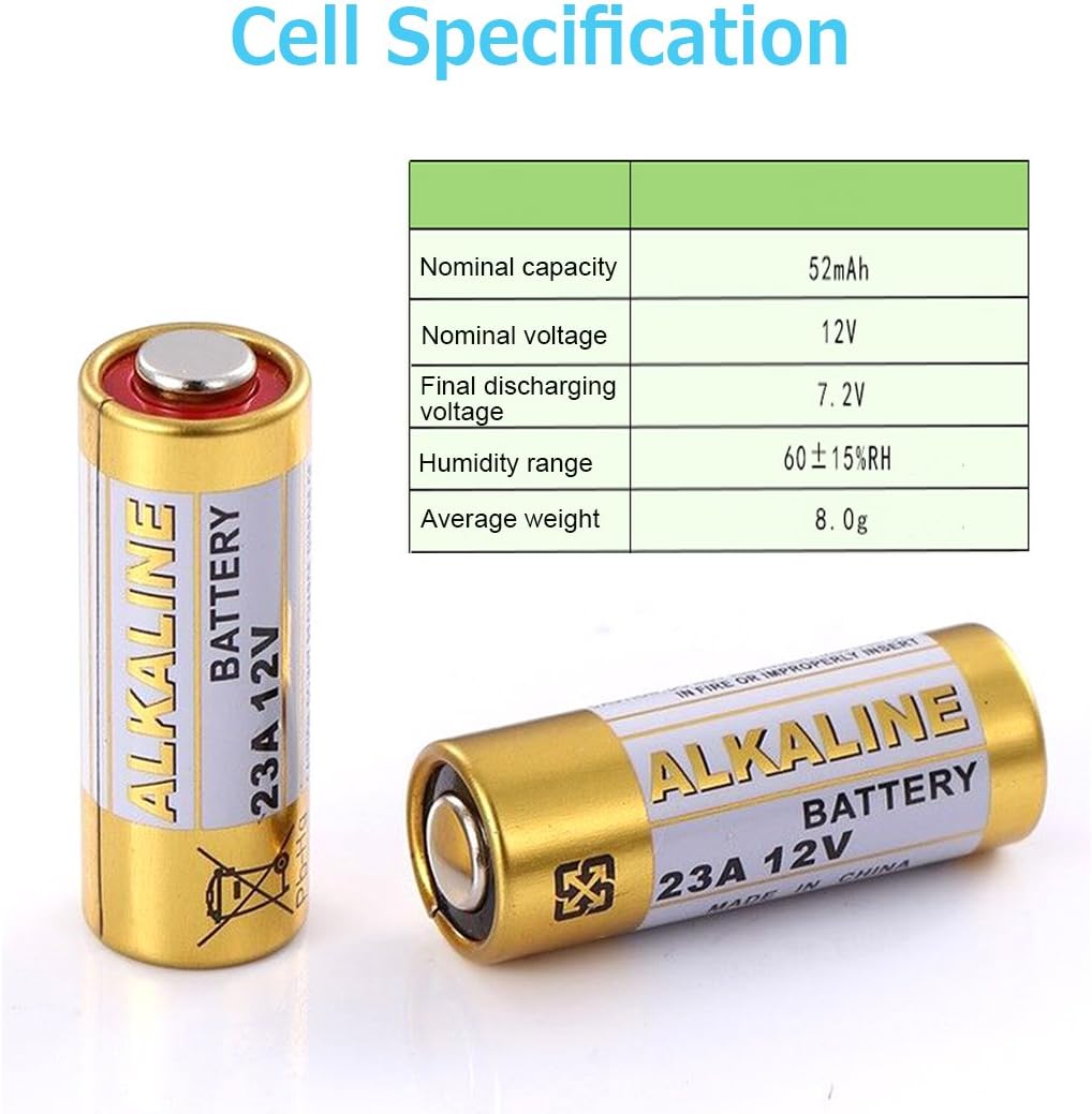 LiCB 23A A23 12V Alkaline Battery (5PCS)