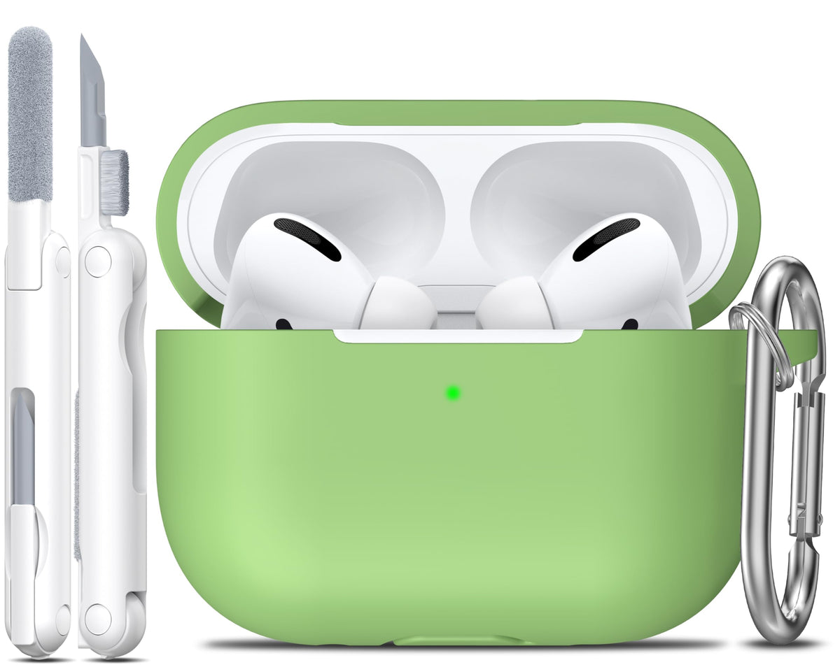 R-fun for AirPods Pro 3 Case Soft Silicone Protective Cover, Black