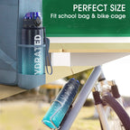 Sahara Sailor Water Bottle 1L, Leakproof Tritan Bottle with Time Marker