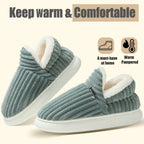 Misolin Slippers Women Clouds Bootie Corduroy Memory Foam Warm House Shoes