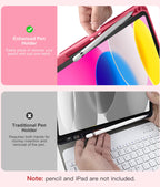 Vobafe Keyboard Case for iPad A16 11th Generation 11 inch/10th Gen 10.9"