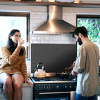 12"x29.5" Stainless Steel Backsplash - Ultra Flat & Easy to Clean, Protect Wall from Splash & Stain - Kitchen Stove Backsplash Panel for Oven & Range Hood with Pre-Drilled Holes