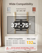 monTEK Full Motion Small TV Wall Mount for 13-43 Inch TVs up to 44 lb
