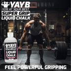 YAYB LIQUID CHALK | Powerful Grip Formula | Sweat-Free Hands | Sports Chalk | Weight Lifting | Rock Climbing | Power Lifting | Weight lifting | Bodybuilding