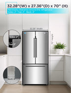 BLACK+DECKER 14 Cu. Ft. Convertible Freezer Refrigerator, Upright Freezer with Glass Shelves, ENERGY STAR rated, Frost Free, BUC1400XB, Black