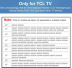 Base Stand for TCL Smart Tv - Fit for Select Models for 28" 32" 40" 43" 49" 50" 55" 65" TVs, Please Read All Descriptions, 32S305 32S301 40S355 40S325 43S425 43S431 50S431 65S433, Not Universal Legs
