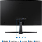 Samsung 24" Essential S3 (S36GD) Series FHD 1800R Curved Computer Monitor