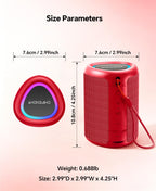 Portable Bluetooth Speaker Gift Ideas: Outdoor Travel Essentials Waterproof