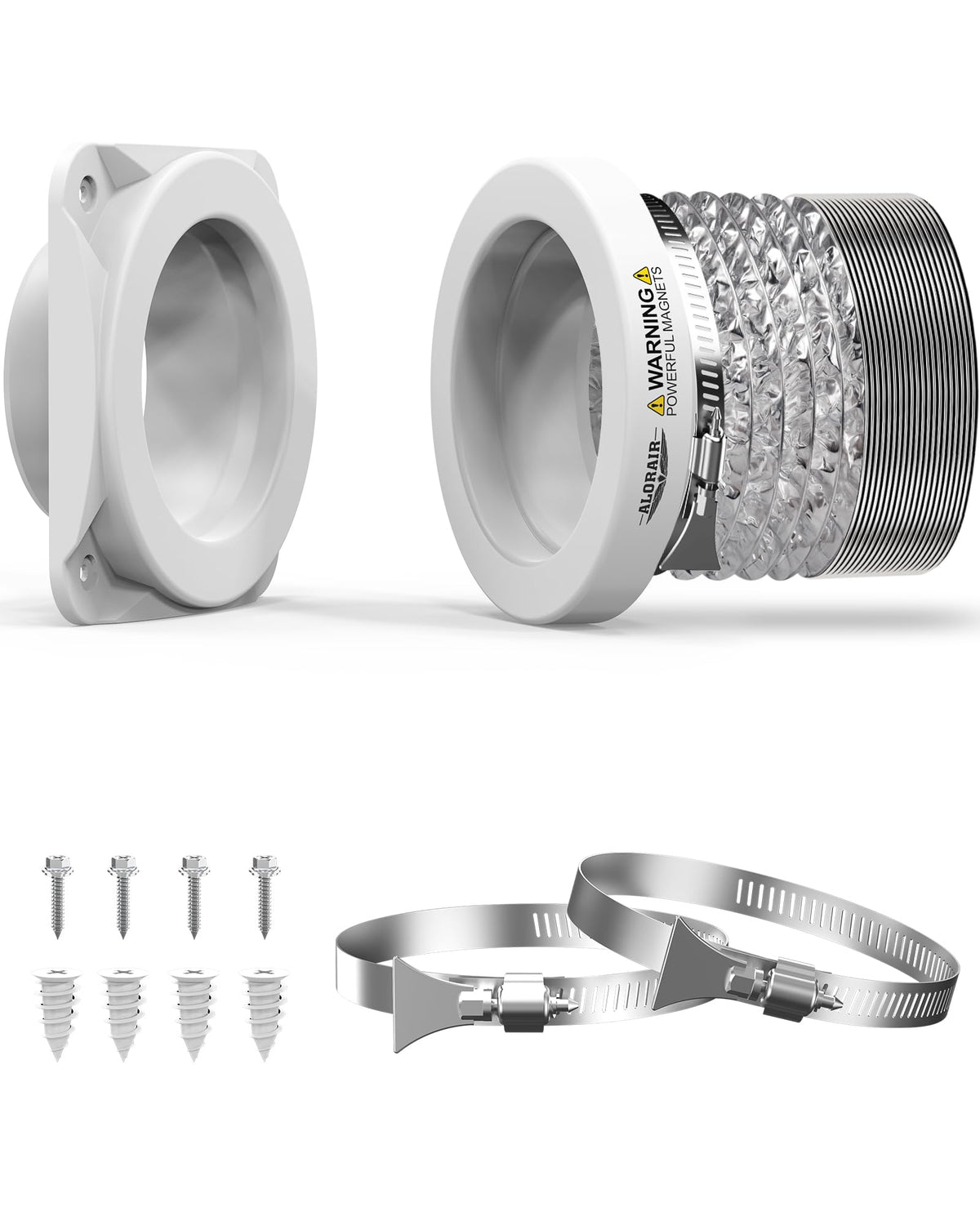 ALORAIR Magnetic Dryer Vent Connector Kit, 4-Inch Quick Connect, DV180