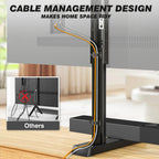 5Rcom Universal Tabletop TV Stand Base for 22-65 Inch Flat Screen TVs