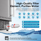 ICEPURE Nugget Ice Makers Countertop with App, Portable Ice Machine