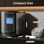 Countertop Portable Ice Maker, 8 Cubes in 6 Mins Fast Ice Making, 26Lbs Ice Per Day Auto Self-Cleaning Ice Machine with Ice Basket & Scoop, Compact Mini Ice Maker for Home Kitchen Office Bar RV Travel