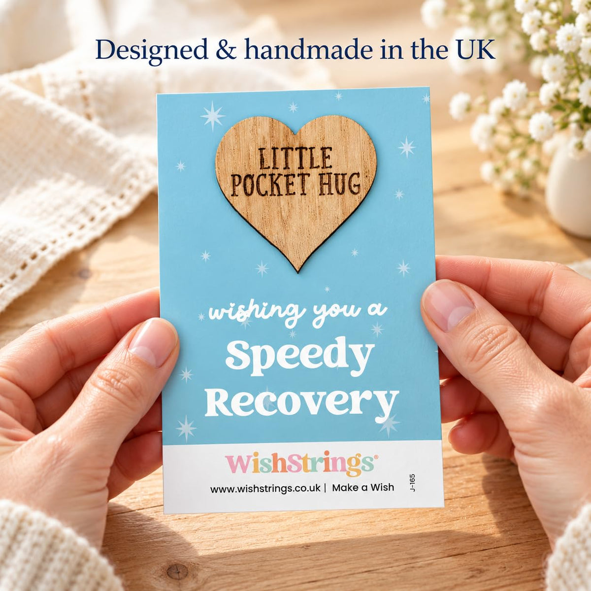 WishStrings Pocket Hug, Little Hug Gifts, Thinking of You Card