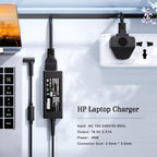 45W HP Laptop Charger, 19.5V 2.31A Power Supply HP Charger for HP Stream 11 13 14 Pavilion 11 13, Elitebook 840 850, ProBook 430 440, Chromebook 11 14 and More(4.5mm * 3mm)