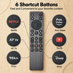 Replacement for Hisense Smart Google TV Voice Remote Control