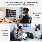 MNN 15.6" FHD 60Hz Portable Monitor USB-C HDMI IPS HDR Gaming Laptop