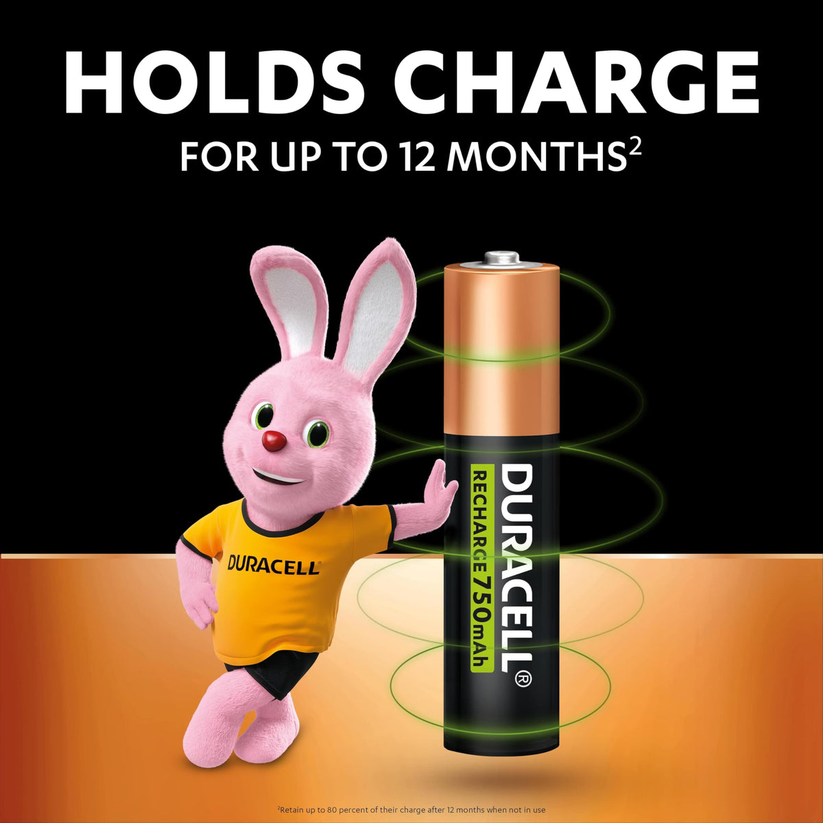 DURACELL AA Rechargeable Batteries (4 Pack) 1.2V, 2500 mAh NiMH