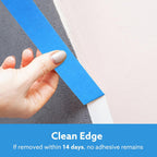 5 Rolls Painters Tape Blue, 36mm x 50m, UV & Heat Resistant