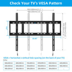 HOME VISION Heavy Duty Tilt TV Wall Mount for 32-86 Inch Flat/Curved Screen