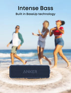 Anker soundcore 2 Portable Bluetooth Speaker, 24-Hour Playtime, IPX7