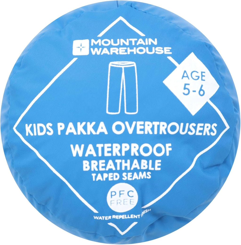 Mountain Warehouse Pakka Kids Waterproof Over Trousers