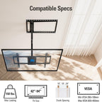 Mounting Dream Full Motion TV Wall Mount for 32-70 Inch TVs up to 110lbs
