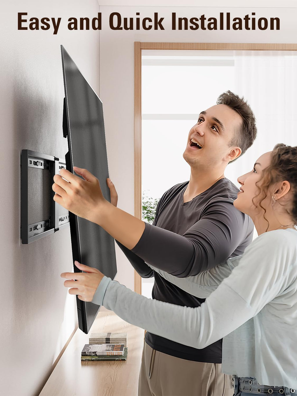 Mounting Dream Fixed TV Wall Mount Bracket for Most 17-42'' Flat Screen TV