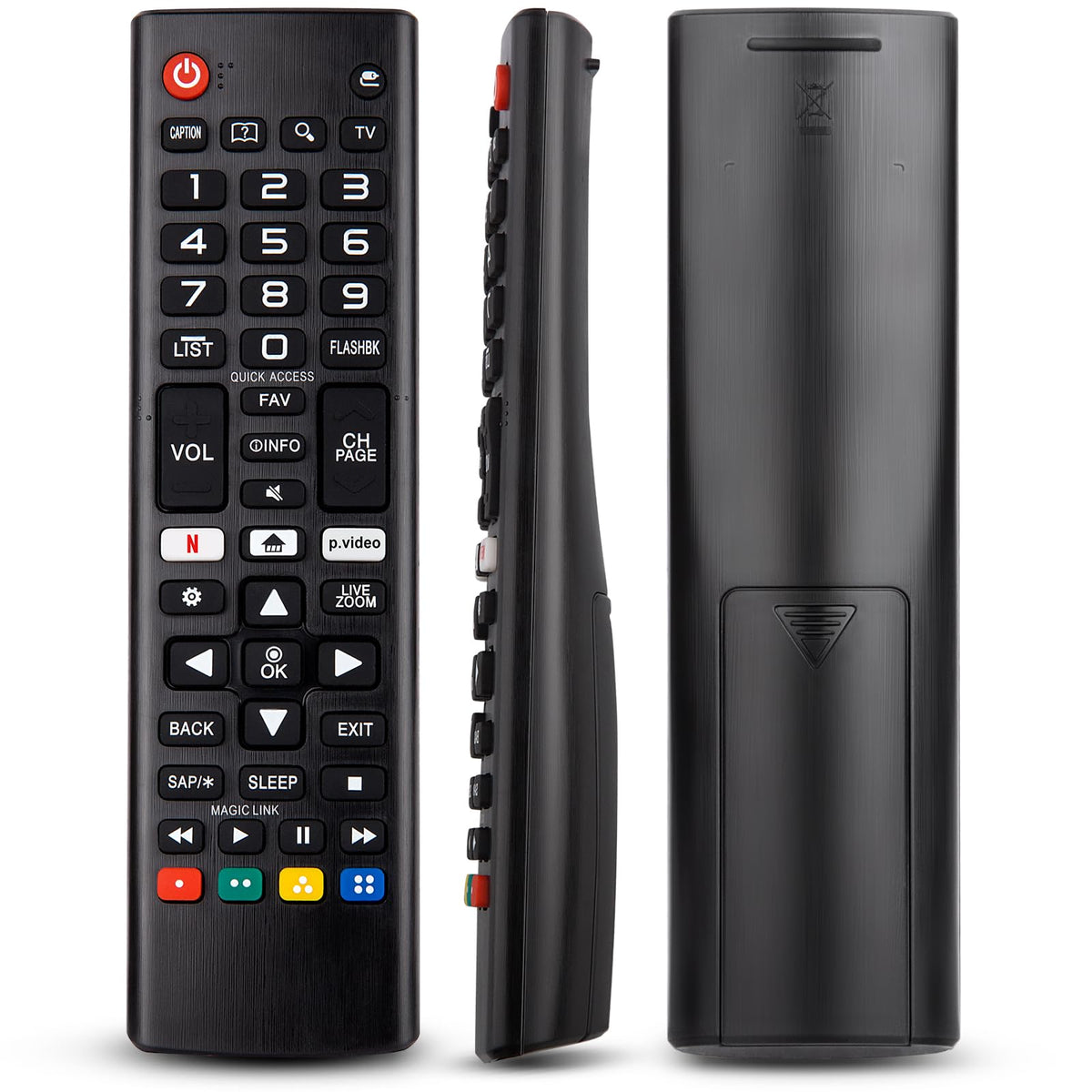 Universal Remote Replacement XRT260 for All VIZIO Smart TV Smartcast 4K P-Series V-Series D-Series M-Series XRT136 XRT140, with Buttons for Netflix Disney Prime Video Hulu (No Voice Function)