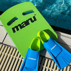 Maru Swimming Kickboard – Buoyant Foam Swim Float for Kick Strength & Technique – L42xW28cm – Easy-Grip, Non-Chafing Swimming Float for Children & Adults (6+) – Trusted by Coaches