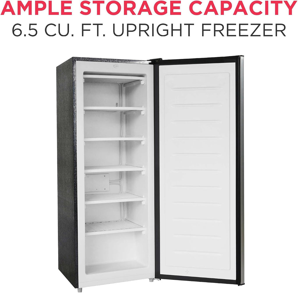 Frigidaire Upright Freezer, 6.4 cu ft, Deep Freeze, Platinum Design Series