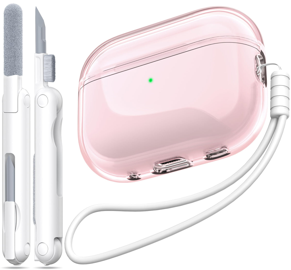 for AirPods 4 Case & AirPods 5 Case with Cleaner Kit,Clear Cover