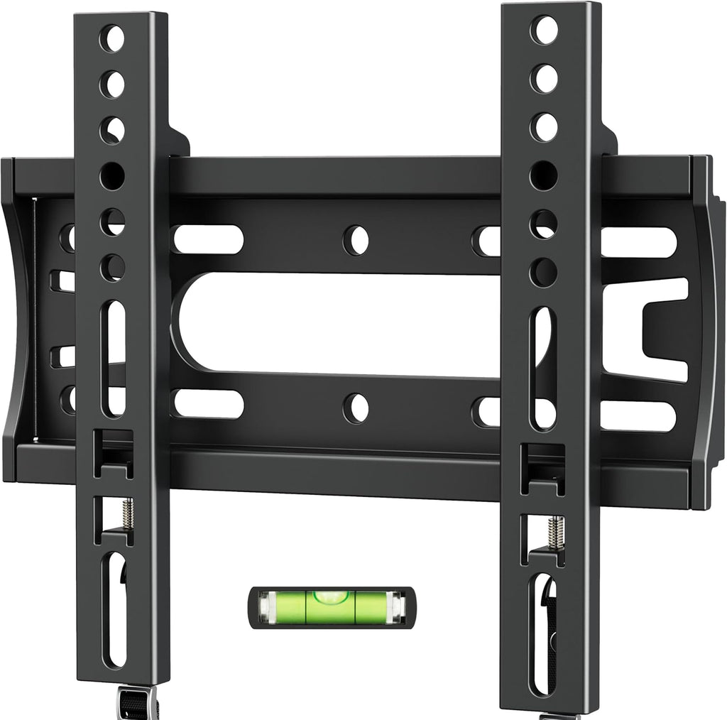 IWORBOARD 24 32 40 42 inch Fixed TV Monitor Wall Mount for 14-42 inch LED LCD Screen,Low Profile Small RV TV Mount, Easy Slim Flat Wall Bracket, Max VESA 200x200mm, 66lbs, Single Stud
