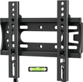 IWORBOARD 24 32 40 42 inch Fixed TV Monitor Wall Mount for 14-42 inch LED LCD Screen,Low Profile Small RV TV Mount, Easy Slim Flat Wall Bracket, Max VESA 200x200mm, 66lbs, Single Stud
