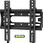 IWORBOARD 24 32 40 42 inch Fixed TV Monitor Wall Mount for 14-42 inch LED LCD Screen,Low Profile Small RV TV Mount, Easy Slim Flat Wall Bracket, Max VESA 200x200mm, 66lbs, Single Stud